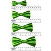 Classic Party Formal Tuxedo Suits Baby Boy Kid Men Satin Colors Bow Tie SM-XL (Medium (5-14 Years), Lime) view 3