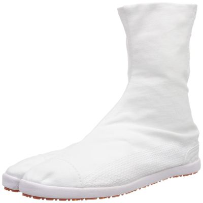 Japanese Training Saisou Fastener Tabi Shoes (White, 24.5 cm)