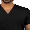 Adar Uniforms Universal Unisex Scrubs - V-Neck Top - 2600 - Black - XXS view 4