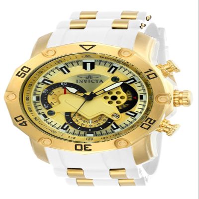Invicta Men's 23424 Pro Diver Analog Display Quartz White Watch