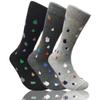 COUVER Mens Funny Novelty Crew Socks Casual Patterned 3 Pair Bundle Waterdrops view 1