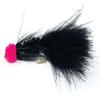 Egg Sucking Leech Fly Fishing Flies (Black-Pink, 8) view 2