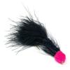 Egg Sucking Leech Fly Fishing Flies (Black-Pink, 8) view 3
