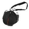 FoRapid Size 7 (29.5") Basketball Bag Soccer Ball Football Volleyball Softball Sports Ball Bag Holder Carrier+Adjustable Shoulder Strap 2 Side Mesh Pockets f/Water Bottle Towel Sports Shoes (Black) view 1
