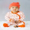 Babysoy Modern Beanie (6-12 Months, Persimmon) view 2