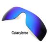 Galaxy Replacement lenses For Oakley Batwolf Polarized Multiple-Color Available Blue view 2