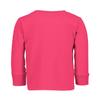 Haase Unlimited Happy Hanukkah - Dinosaur Menorah Long Sleeve Toddler Cotton Jersey Shirt (Pink, 3T) view 2