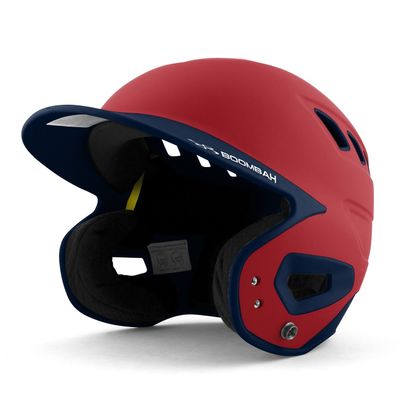Boombah DEFCON Batting Helmet Red/Navy - Size Senior 7" - 7 3/4"