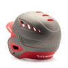 Boombah DEFCON Batting Helmet Charcoal/Red - Size Senior 7" - 7 3/4" view 3