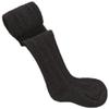 Monvecle Girls' Thick Cotton Stockings Socks Stretch Cable Knit Footed Tights Charcoal 6-8 view 1