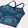Kanu Surf Girls' Toddler Melanie Tankini Swimsuit, Red/White/Blue, 4T view 3