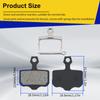 AHL Bicycle Semi-Metallic Disc Brake Pads for Shimano BS-01S M355 M395 M446 M485 M495 (2 Pairs) view 2