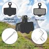 AHL Bicycle Semi-Metallic Disc Brake Pads for Shimano BS-01S M355 M395 M446 M485 M495 (2 Pairs) view 3