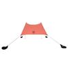 Neso Grande Portable Beach Tent Sun Shelter - Lightweight Beach Shade Canopy - Easy Setup for Family Outings - Patented Reinforced Corners - UPF 50+ Sun Protection - 7ft Tall, 9 x 9ft - Coral view 1