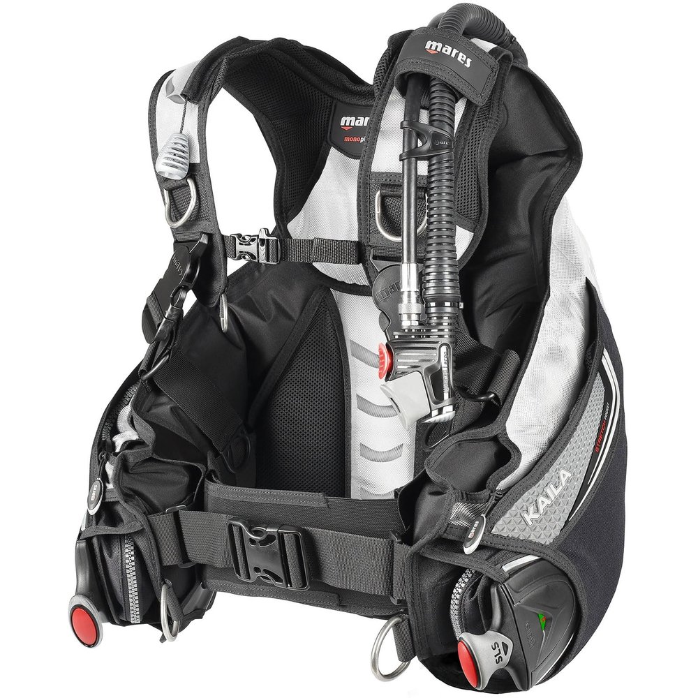 Mares Kaila SLS Weight System BCD | Women's Scuba Diving Underwater Buoyancy Compensator Device | High-Lift Capacity, 420 D Cordura, Large Cargo Pockets, X-Small