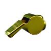 Hero's Pride Standard Issue Whistle - 90 to 100 Decibles - Professional Use, Gold Plating, Sports, Police, Sheriff, CHP, Law Enforcement, Security - Gold Finish view 1
