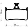 Aztec Organic disc Brake Pads for Hope E4 Callipers view 2