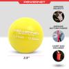 PowerNet Weighted Baseballs for Hitting Training, Baseball Training Equipment for Throwing & Batting, Build Muscle & Strength, 6 Balls 2.8" (12 Oz - Yellow) view 3