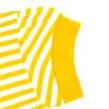 College Baby Striped Game Day Polo Dress with Bloomer - Michigan Wolverines Block M Logo - Gold/White - 3-6 Months view 3