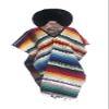 SHARPSHOOTER Clint Eastwood Western XXL Black Cowboy Hat & Multicolor Poncho Set view 4