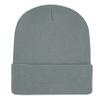 E-FLAG Plain Knit Cap Cold Winter Cuff Beanie (22+ Colors Available) (LT Gray) view 1
