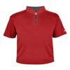Red Youth XL 1/4 Zip Wicking Pullover view 1