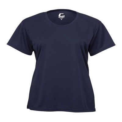 Badger Sport C2 Navy Blue Ladies XS Short Sleeve Wicking Tee