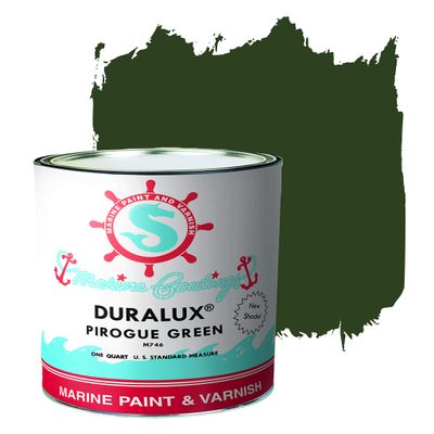 DURALUX Camouflage Paint - Green, 1 Quart, Camouflage Marine Paint for Boats, ATVs, Hunting Blinds & More, Adheres to Steel, Metal, Wood, Fiberglass & Aluminum