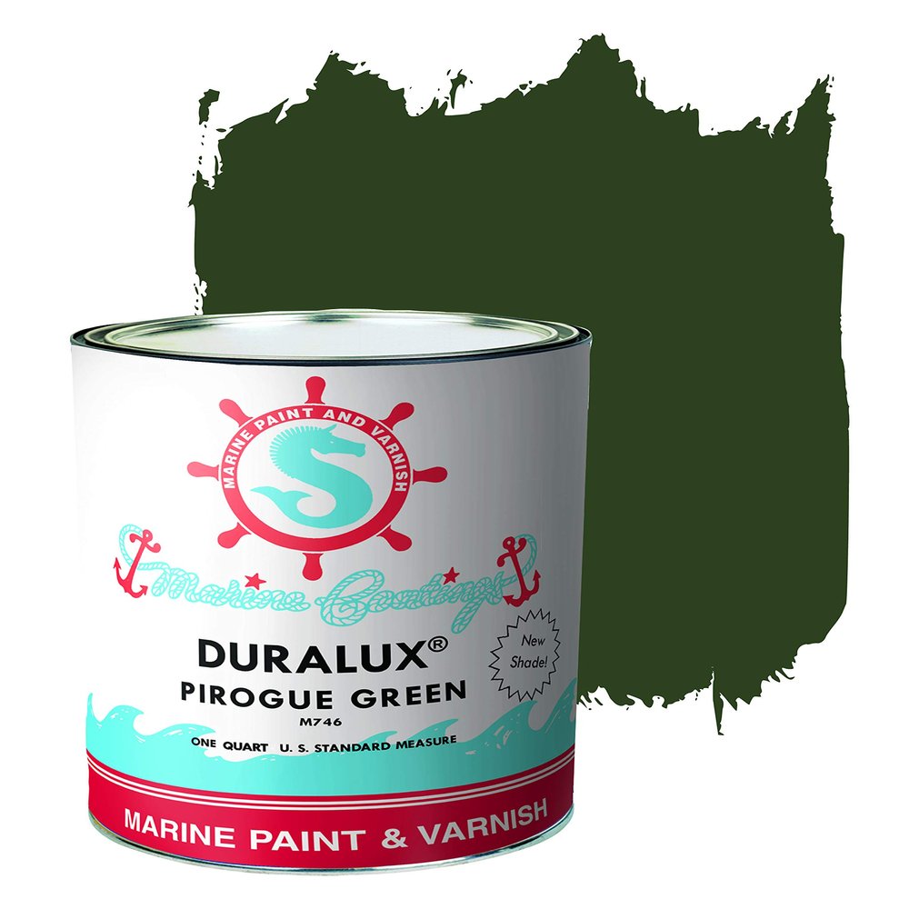 DURALUX Camouflage Paint - Green, 1 Quart, Camouflage Marine Paint for Boats, ATVs, Hunting Blinds & More, Adheres to Steel, Metal, Wood, Fiberglass & Aluminum