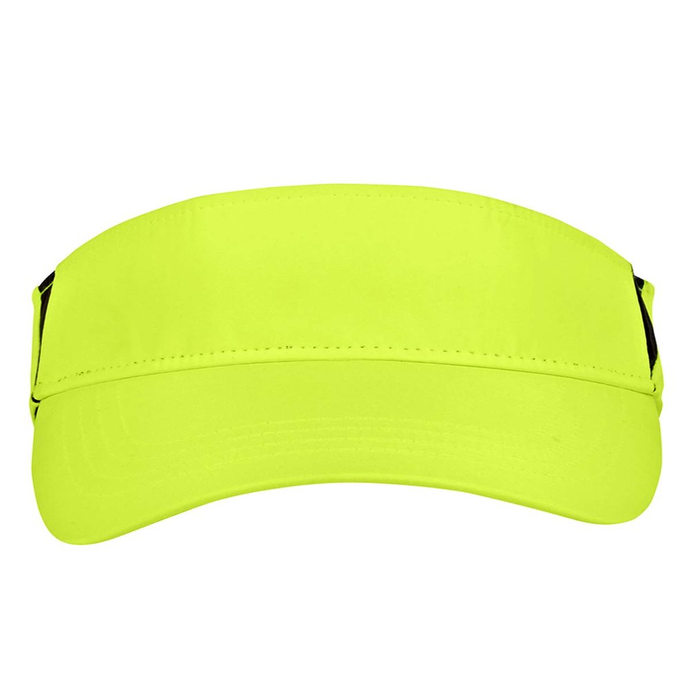 Ash City - Core 365 Adult Drive Performance Visor OS SFTY YLW/ CRBN