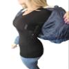 AC UNDERCOVER Women's Concealment Scoop Neck T-Shirt Holster (Black, XLarge) view 3