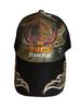 AES The Buck Stops Here Hunting Deer Black Back Camouflage Embroidered Cap Hat view 1