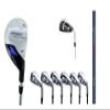 AGXGOLF Ladies Right Hand Petite Length Magnum Graphite Irons Set #3 Hybrid + 5-9 Irons+ Pitching Wedge: US Built view 1