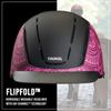 Troxel Spirit Full Coverage Horse Riding Helmet, Low-Profile Adjustable Design, Safety Horseback Riding Gear, Large (7-3/8 - 7-3/4), Purple Boho view 3