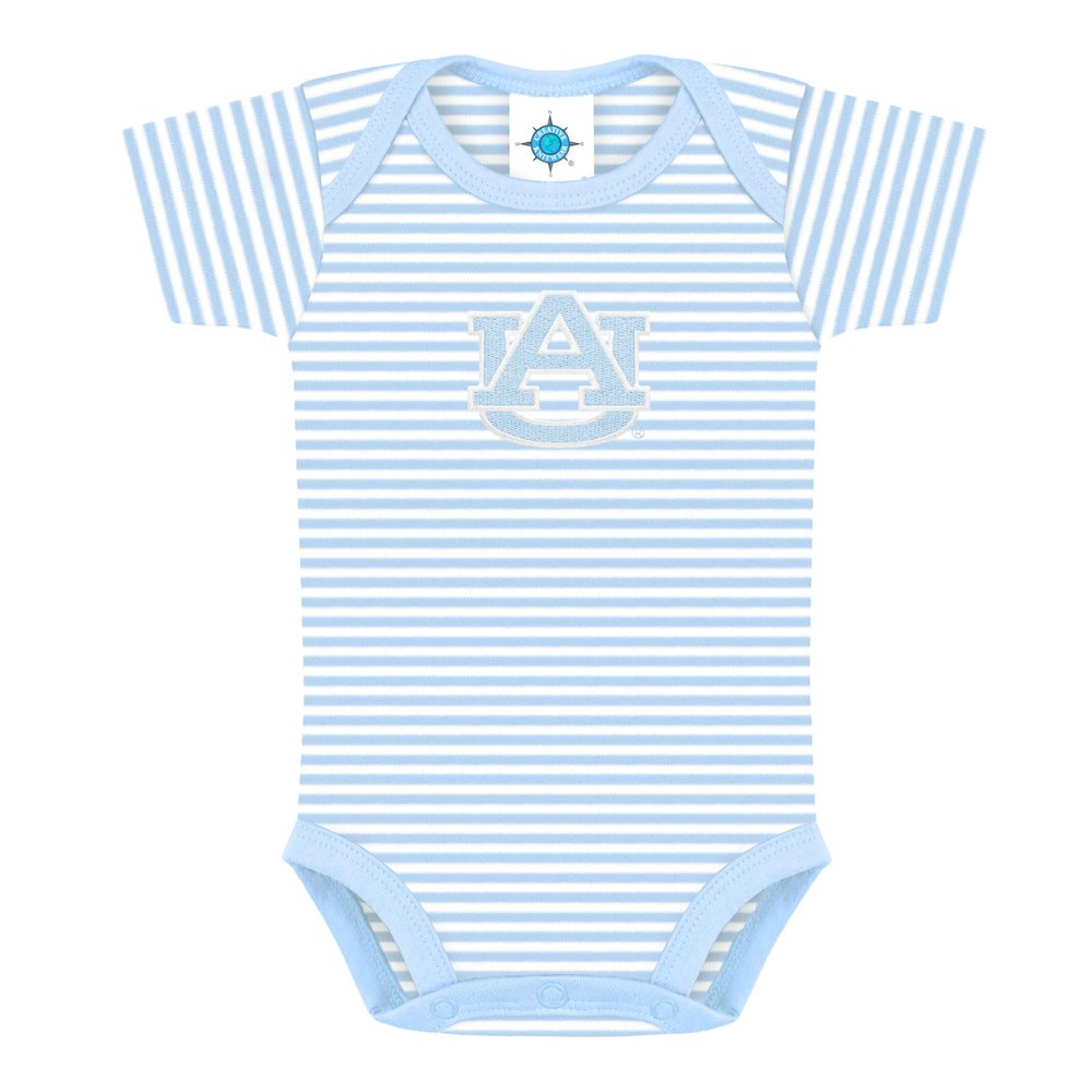 Creative Knitwear Auburn University Tigers Striped Baby Bodysuit