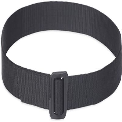 1.5" Deluxe Double (Non-Adjustable) Black Web Belt Size XXXL (Fits Waists 48"-50")