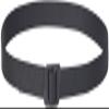 1.5" Deluxe Double (Non-Adjustable) Black Web Belt Size XXXL (Fits Waists 48"-50") view 1