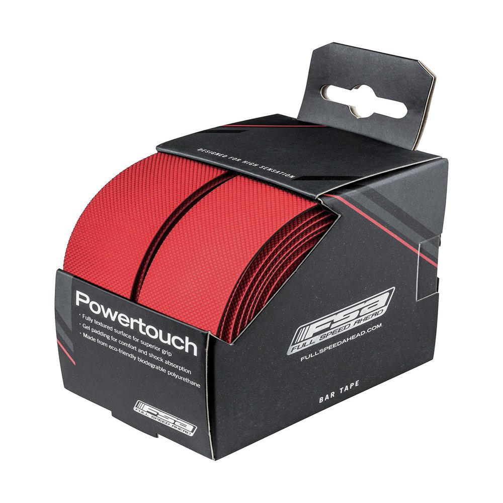 FSA Unisex's Power Touch Bar Tape, Red, One Size