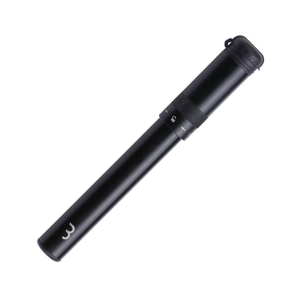 BBB Cycling BMP-49 EasyRoad Mini Pump for Bike Tires with Presta, Schrader and Dunlop Valves