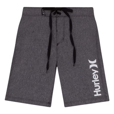 Hurley Boys Board Shorts, Black Heather, 6