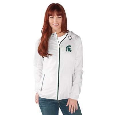 G-III Women's Spring Training Light Weight Full Zip Jacket, White, XX-Large