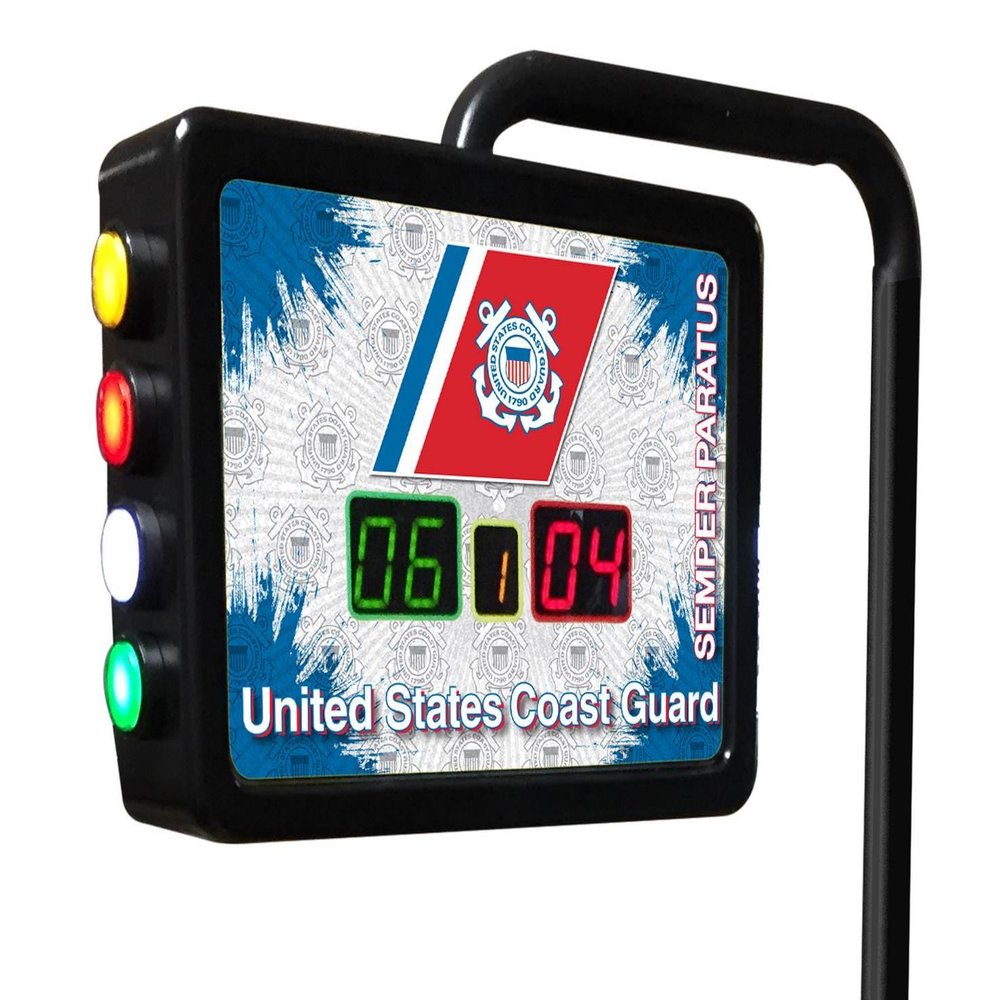 Holland Bar Stool Co. U.S. Coast Guard Electronic Shuffleboard Scoring Unit - Officially Licensed