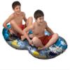Emsco Group ESP 61" Gemini Inflatable Snowtube and Pool Tube - Two Riders with Four Grab Handles Graphic view 2