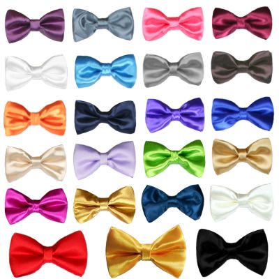 Classic Party Formal Tuxedo Suits Baby Boy Kid Men Satin Colors Bow Tie SM-XL (Extra Large (Adult), Champagne)