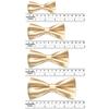 Classic Party Formal Tuxedo Suits Baby Boy Kid Men Satin Colors Bow Tie SM-XL (Extra Large (Adult), Champagne) view 2
