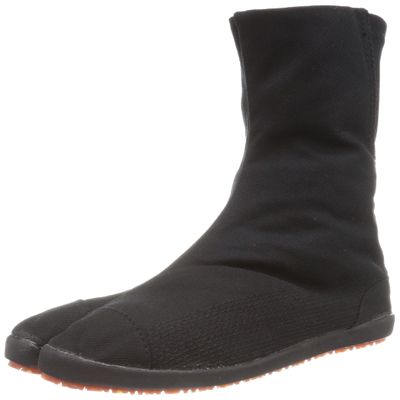 Japanese Training Saisou Fastener Tabi Shoes (Black, 28 cm)