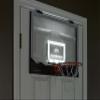 Silverback 23" LED Light-Up Over the Door Mini Basketball Hoop Includes Mini Basketball and Air Pump , Black view 3