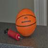 Silverback 23" LED Light-Up Over the Door Mini Basketball Hoop Includes Mini Basketball and Air Pump , Black view 4