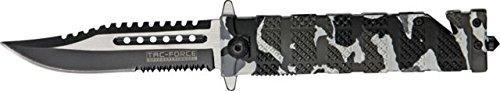 TAC Force 5in. Blk Rescue Folder Knife TF710DW view 1