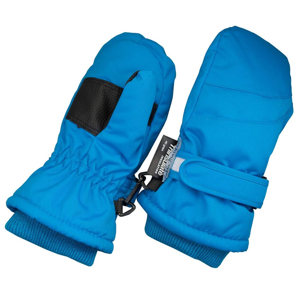Children Toddlers and Baby Mittens Made With Thinsulate,and Fleece - Winter Waterproof Gloves - KX GEAR by Zelda Matilda,Light Blue,3-4 years